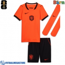 Fotballdrakt Barn Nederland Hjemmedraktsett VM 2026 Kortermet (+ Korte bukser)